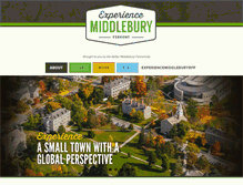 Tablet Screenshot of experiencemiddlebury.com